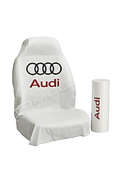 Audi Naylon Baskılı Oto Koltuk Servis Poşeti - 400 Adet Rulo
