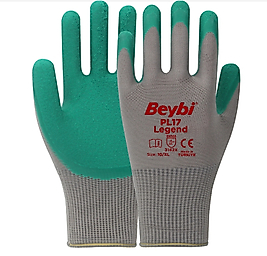 Beybi PL17 Legend Polyester Örme Lateks Eldiven