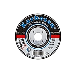 Karbosan 180x3 Metal Standart Kesme Diski