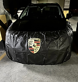 Porshe Koruma Tela Çamurluk ve Tampon Örtüsü Lastikli