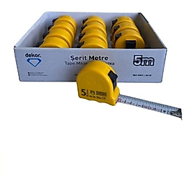 Dekor 5 Metre 25mm Şerit Metre